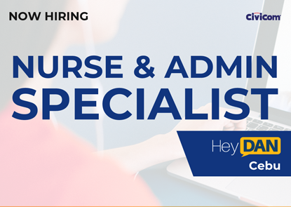 NURSE & ADMIN SPECIALIST, CEBU