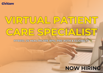 Virtual Healthcare Receptionist | Hybrid, US Healthcare BPO, Pre-Auth & Eligibilty