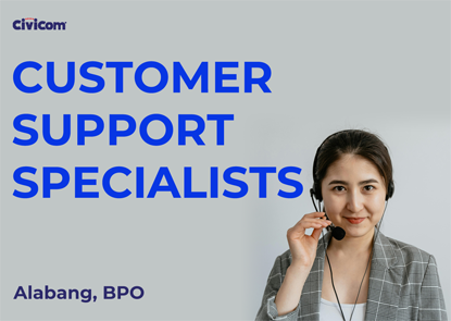 Customer Support Specialists | Alabang, BPO