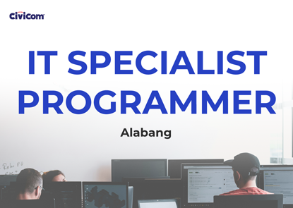 IT Specialist – Programmer | Alabang Based